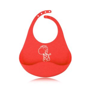 Foldable Waterproof Silicone Bib Easily Wipes Clean Four Seasons Available