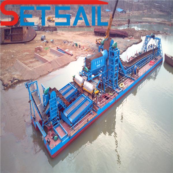 Bucket Chain River Sand Gold Dredger for Diamond Dredging