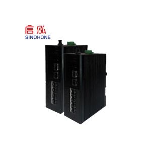 POE Ethernet 2 Port 100/1000M SFP And 4 10/100/1000M RJ45 Port Industrial Switch