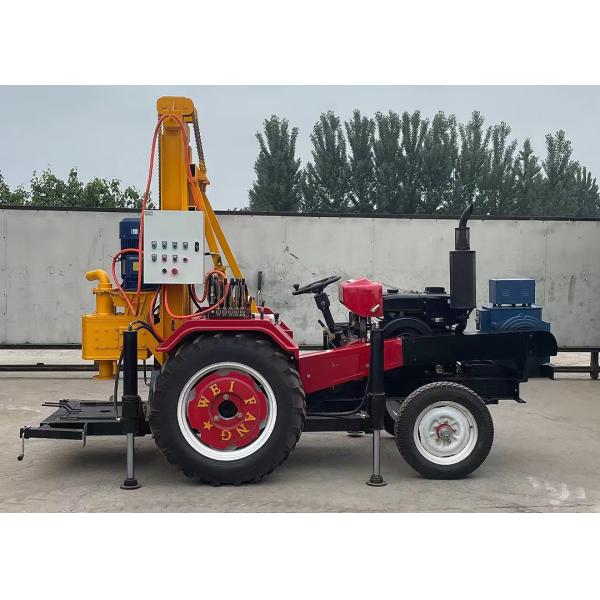 4000*1600*2680 Water Well Drilling Rig Machine 2.5Km/h Movement Speed Optional Color