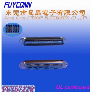 China Amp 64 Pin Male IDC Champ Ribbon RJ21 Cable Connector Certificated UL on sale