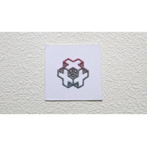 Factory Ironing on Labels Shiny Chrome Color Heat Transfer Stickers for Shirts