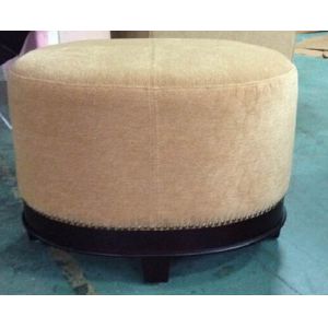 Quality fabric wooden ottoman OT-0001 for sale