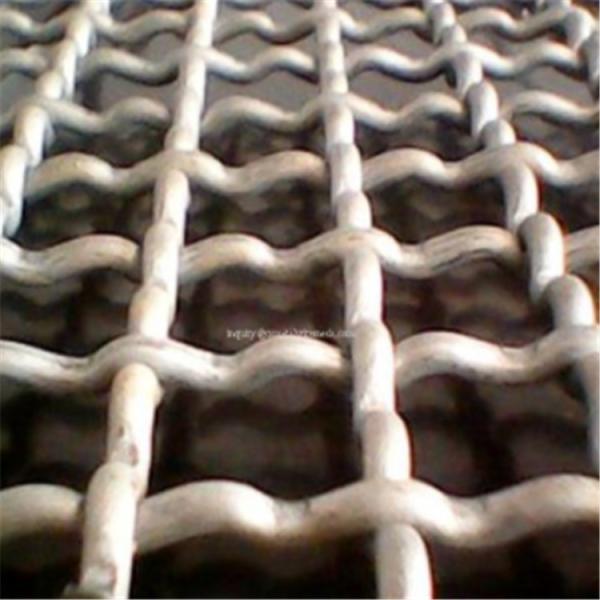 Galvanized Heavy Duty 300um Stainless Steel Crimped Wire Mesh