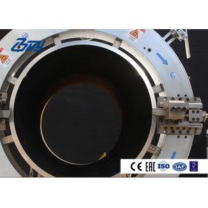DN800 Pipe Cutting Beveling Machine Portable Split Frame Structure
