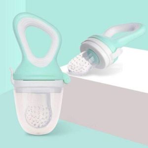 Non Slip Leakproof Fruit Feeder Dummy , Lightweight BPA Free Silicone Teether