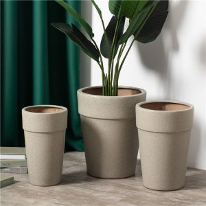 New arrival nordic speckle ceramic succulent planter home decor large indoor