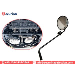 Aluminum Handles Undercarriage Inspection Mirror 100-140CM Acrylic Lens