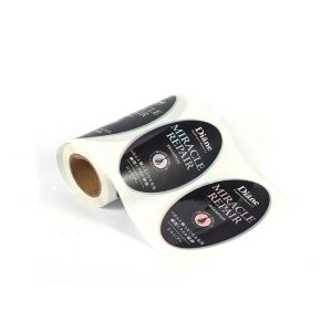 China Moisture Custom Adhesive Labels Environment Friendly With Glossy Varnishing Surface on sale