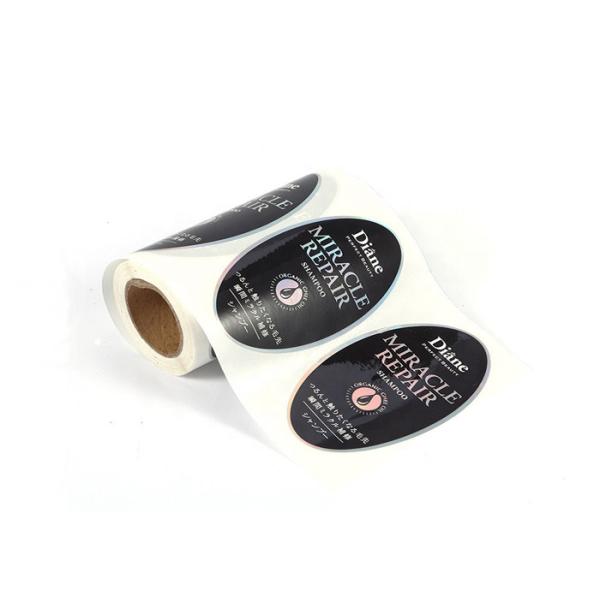 Buy Moisture Custom Adhesive Labels Environment Friendly With Glossy Varnishing Surface at wholesale prices