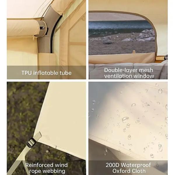 Factory Portable Waterproof Tent Outdoor Accommodation Inflatable Camping Tent
