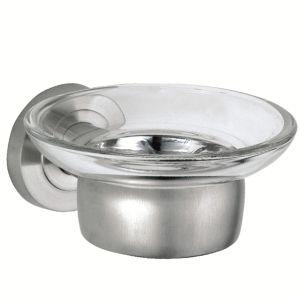 Frosted Glass Soap Box Sus304 Wall Mounted Soap Dish