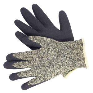 Fireproof A4 Anti Cut Industrial Work Gloves Heat Resistant Aramid Neoprene Work