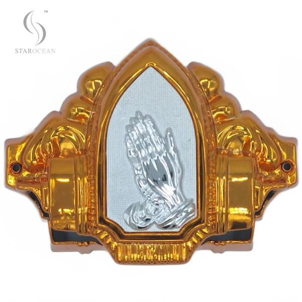 High Quality Plastic Silver Coffin Corner Funeral Decoration Supplies Wholesale 20#S