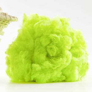 Strength Resilience Recycled Polyester Staple Fiber Plant Low Moisture Regain