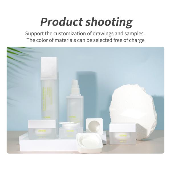 120ml Acrylic Bottles Empty Plastic Essence Water Bottle With Plastic Cap Accepts Logo Printing