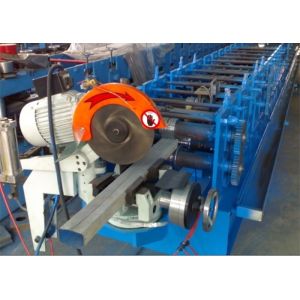 PLC Control Downspout Roll Forming Machine 4kw Motor Power With Cycloidal