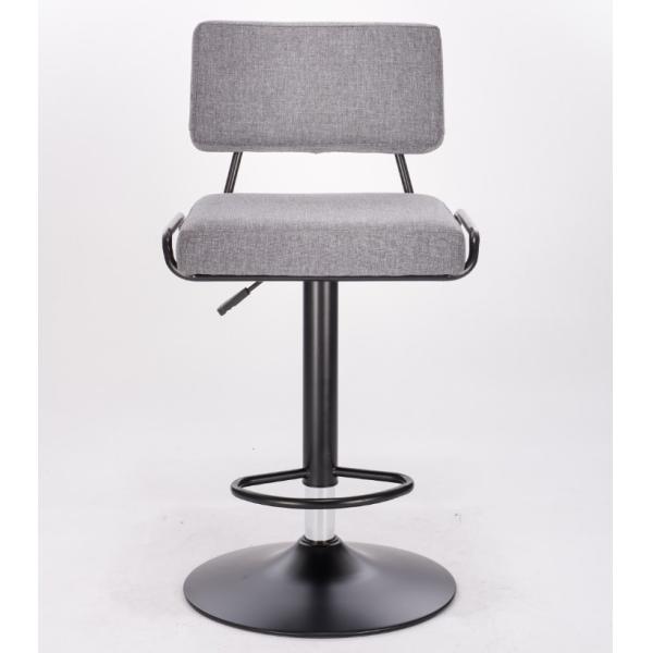 Adjustable Black Swivel Bar Stools With Backs Set Of 2 Upholstered Counter Stools 3 Minutes Quick Assembly