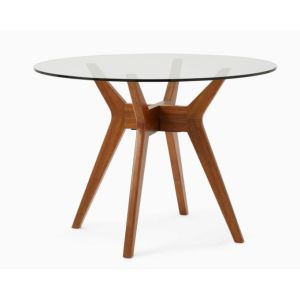 Brown Dining Table Set Furniture Modern Style With Chair