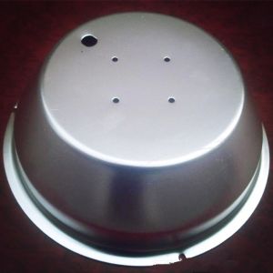 Silver Stainless Steel Deep Drawing Parts OEM Customized Sheet Metal Stamping