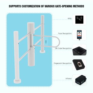 HCW High Capacity Swing Barrier Turnstile with 1S Open/Close Time and 4 Million
