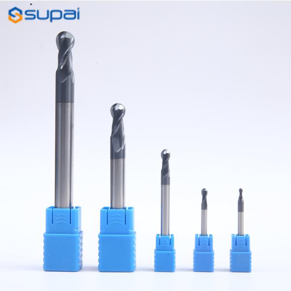 Buy CNC Carbide Ball Nose End Mill HRC50 For Spheroidal Graphite at wholesale prices