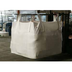 White Container PP Bulk Bag Mechanical Loading And Unloading 700kg / 800kg /
