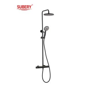 China Pexmax Luxury Thermostatic Chrome Bathroom Shower Set on sale