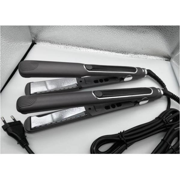 Buy Temperature Adjustable 1.2 Inch Nano Silver Titanium Hair Straightener at wholesale prices