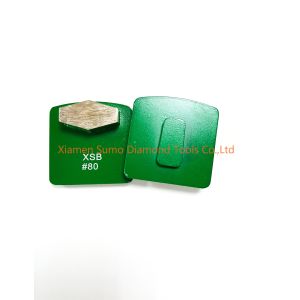 Professional Concrete Grinding Block Hexagon Segment Diamond Grinding Disk