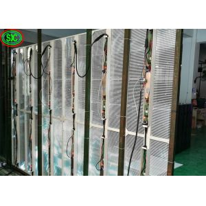 1R1G1B Indoor Transparent LED Screen Glass High Transparency Display For