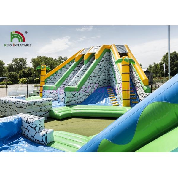 Multiplay Combo Playground Inflatable Amusement Park Bright Color Durable