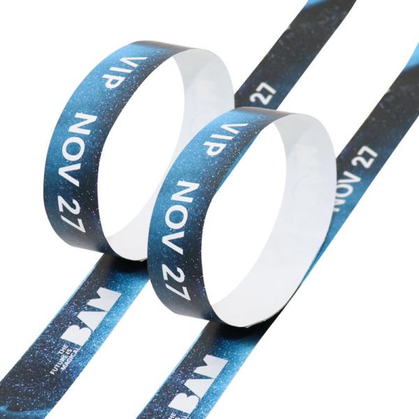 Buy Disposable Tyvek Paper Wristbands For Events Personalized Bracelets at wholesale prices