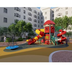 Children Outdoor Custom Playground Slides Commercial Kids Anti Rust