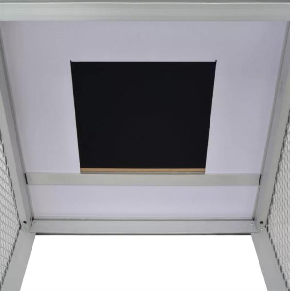 Outdoor 263×74×117cm 48kgs Aluminum Laying Hens Coop