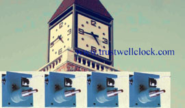 Quality Clocks Tower and movement/mechanism, moving with stepper motor brass drive gears long service life for sale
