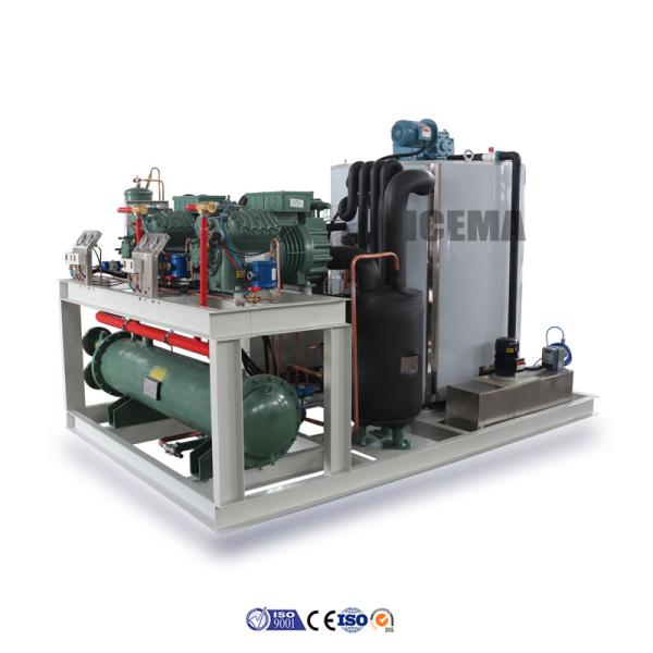 6500 KG Voltage 380V/3P/50HZ Ice Flake Machine for Seafood Fishery at March Trade Fair