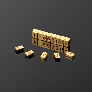 Quality Mini Magnetic attraction Fixed Length Metal Flat Concave Number Price Tag for sale