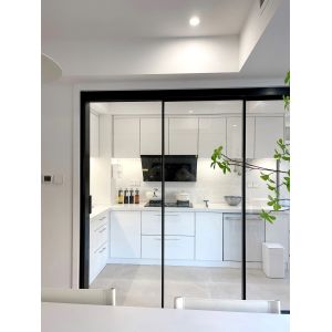 Modern White Cupboard High Quality Wooden Melamine Kitchen Cabinet Set