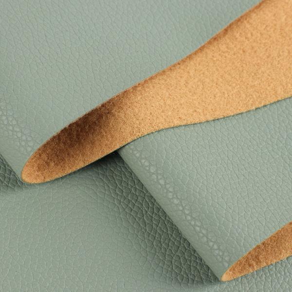 Eco-friendly lychee pattern half PU leather Custom Size Eco Friendly Shoe