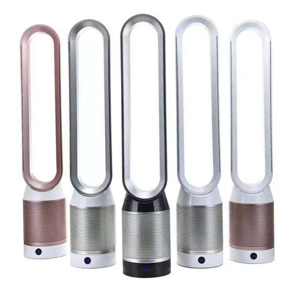 Silent 42 inch Tower Fan with Remote Control and Hepa Air Purifier No Vane