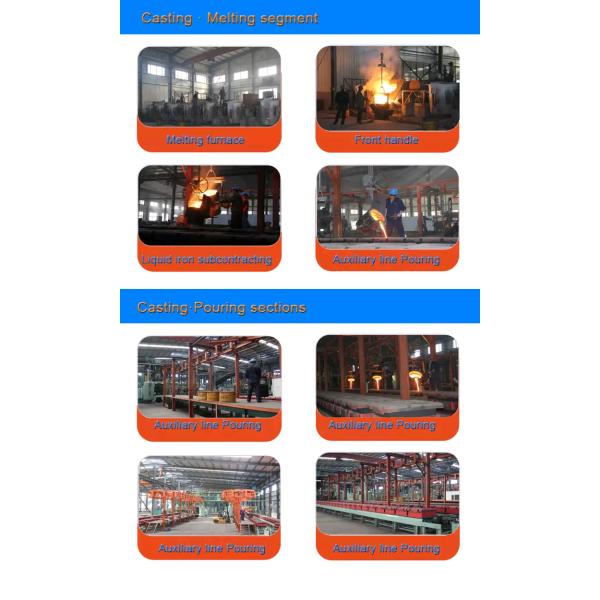 Custom Ductile Cast Iron Clay Sand Casting Tractor Exhaust Manifold