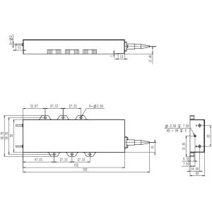 T320W Series 808nm 100W 105um Uncooled Multimode Laser Diode Module
