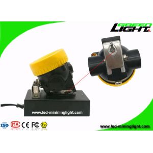 Anti Explosion LED Mining Light Yellow / Black Color With 1000 Battery Cycles