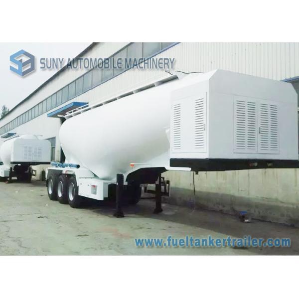 42m3 Capacity Three Axle Semi Tanker Trailers Q345 / AL5083 Material