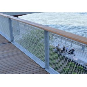 Diamond Hexagonal 5mm Expanded Metal Wire Mesh Sheet Anticorrosion