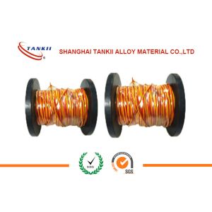 AWG 24 single wire K Type Thermocouple Extension Wire / Positive Wire Yellow and