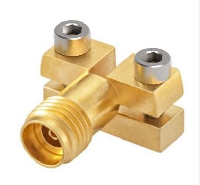Buy 40GHz 2.92mm Straight End Launch Connector Gold Plated For PCB Test at wholesale prices