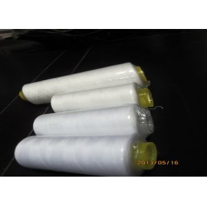 30s/3 Polyester Ring Spun Yarn , Raw White Blue Black For Bed Sheet