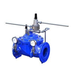 SS304 Float Pilot Water Gate Valve Pressure Differential Control
